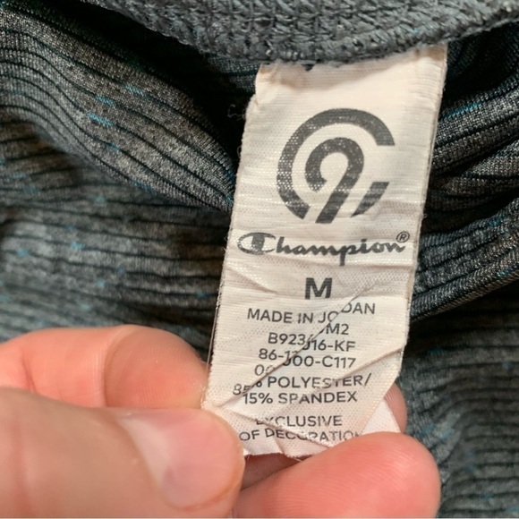 C9 by Champion Gray Striped Cropped Leggings - Picture 4 of 5